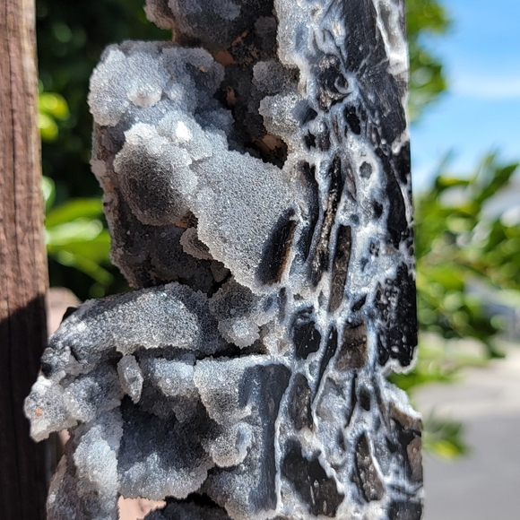 NEW ≈9" DRUZY SPHELARITE TOWER - Picture 12 of 14